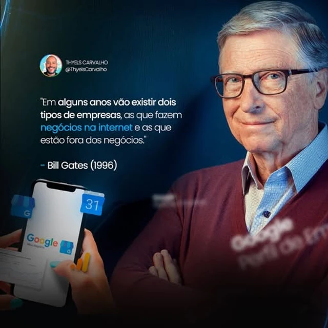Se o seu negócio não estiver na internet, seu negócio ficará sem negócios