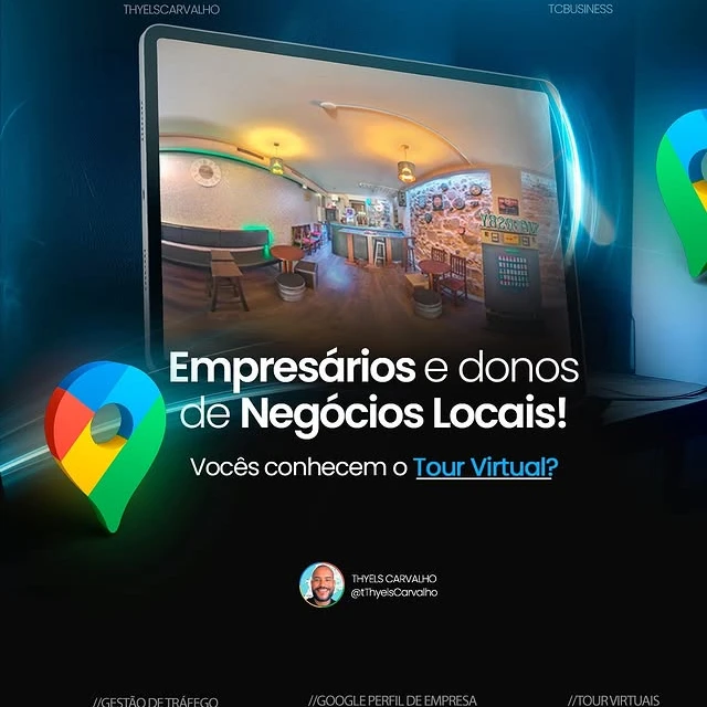 Empresários e donos de Negócios Locais! Vocês conhecem o Tour Virtual?